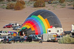 Balloon by trailer 6772